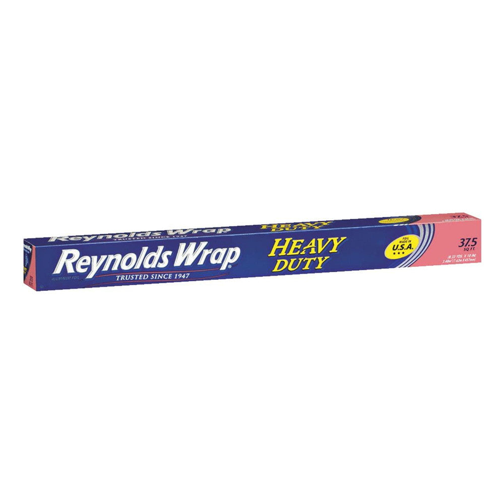 Reynolds Wrap Aluminum Foil, Heavy Duty, 18 inch, 37.5 Square Feet, 1 Ea